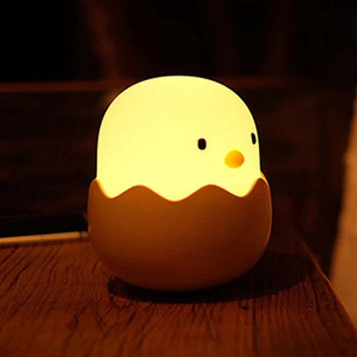 Soft silicone night lamp for children